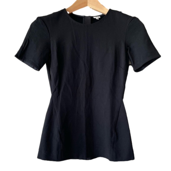 Wilfred Tops - Aritzia WILFRED black top size 2 with zipper back